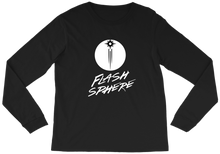 Flash Sphere White Logo Long Sleeved Tee