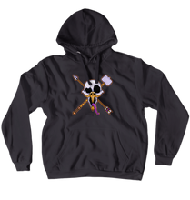 Hammer and Arrow Hoodies with Orange Border