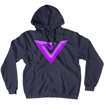 Vance Purple Logo Hoodies