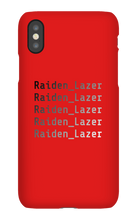 Raiden_Lazer iPhone Cases