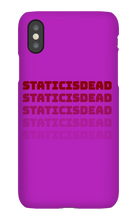 staticisdead iPhone Phone Cases