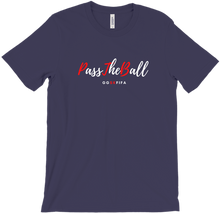 PassTheBall Represent Tee (White/Red Logo)