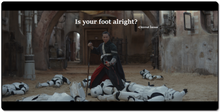 Is your foot alright? XXL Gaming Mousepad