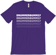 Drummerbumm17, White Text, T-Shirt