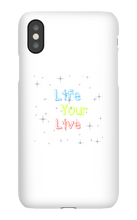Funda para iPhone "Life your live"
