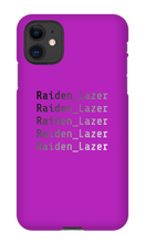 Raiden_Lazer iPhone Cases
