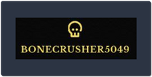 BONECRUSHER5049 Skull logo XXL Gaming Mousepad