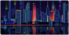 Tokyo City XXL Gaming Mousepad