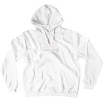 Goth - Hoodie with "density" | White