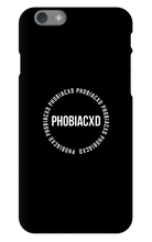 PhobiacXD White Text iPhone Case