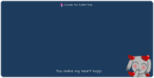 Heart hopp - Desktop Matte