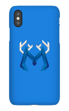 Blue logo iPhone Phone Cases