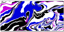 Blue and purple twirl swirl XXL Gaming Mousepad