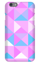 Pink, Blue and White Mosiac iPhone Phonecase