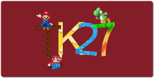 TK 27 logo XXL Gaming Mousepad