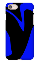 Dark Blue and Black iPhone Case