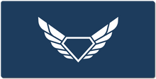 White Diamond Logo XXL Gaming Mousepad