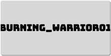 burning_warrior01 XXL Gaming Mousepad