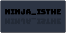ninja_isthe XXL Gaming Mousepad