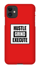 HUSTLE GRIND EXECUTE iPhone Phone Cases