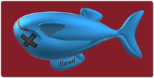 illewi XXL Fishy Gaming Mousepad