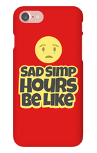 Sad Simp iPhone Phone Cases