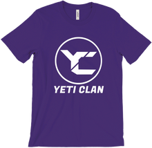 YETI CLAN T-SHIRT (white logo centered)