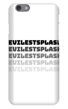 evilestsplash iPhone Phone Cases