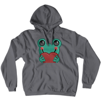 Frog Loves You Hoodie (No-Zip/Pullover)