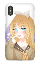 miko_ribbit iPhone Phone Cases (art by dellelone)