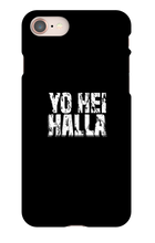 Yo Hei Halla iPhone Deksel Hvit Design