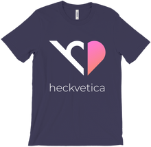 Heckvetica White and Pink Logo T-shirt