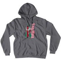 Hoodies (No-Zip/Pullover) - Pink Text