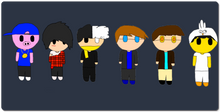 TinyRxmxn and friends XXL Gaming Mousepad