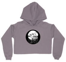 Skullmoon Womens cropped hoodie