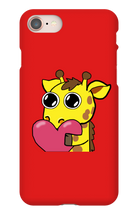 lexxlegion heart giraffe iPhone Phone Cases