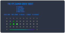 Cheat Sheet XXL Gaming Mousepad