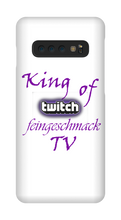 King of Twitch Samsung Schutzhülle (schwarz/weiß)