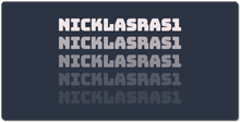 nicklasras1 XXL Gaming Mousepad