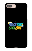 peace out geek out iphone case!
