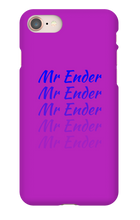 Mr Ender Faded iPhone Cases