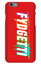 FYDGETTI White Text Design iPhone Case