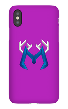 Blue logo iPhone Phone Cases