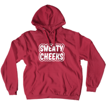 Sweaty Cheeks Hoodie (White Logo)