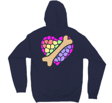 Rainbowne Heart Hoodies Back Print