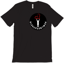 BlackHeartMan T-Shirts (Red Outlined Heart)