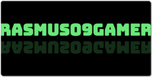 Rasmus09gamer XXL Gaming Mousepad