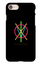 VIXOPHER CENTERED LOGO iPHONE CASE