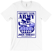 Grumpy Tank Army T-Shirts Light Colors