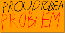 Proud to be a Problem XXL Gaming Mousepad
